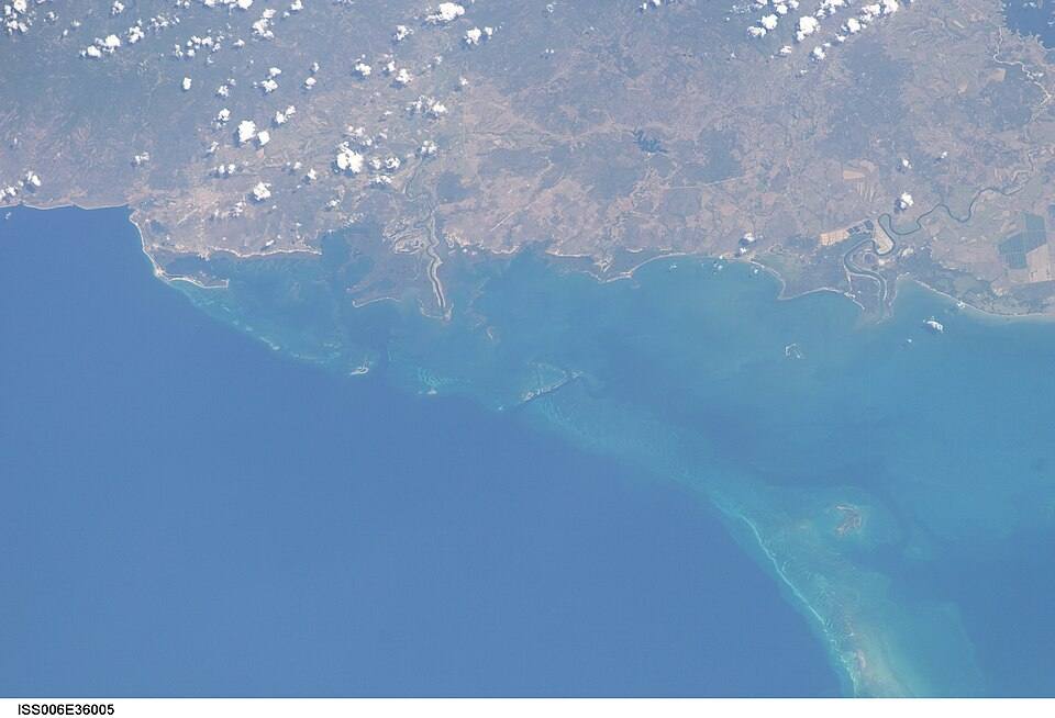 ISS006-E- - View of Cuba - Trinidad (Sancti Spiritus province) — travel photo of Sancti Spíritus, Trinidad