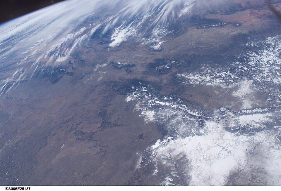 ISS006-E- - View of New Mexico — travel photo of New Mexico