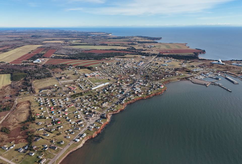 Aerial view of Souris, Prince Edward Island — travel photo of Souris, Prince Edward Island