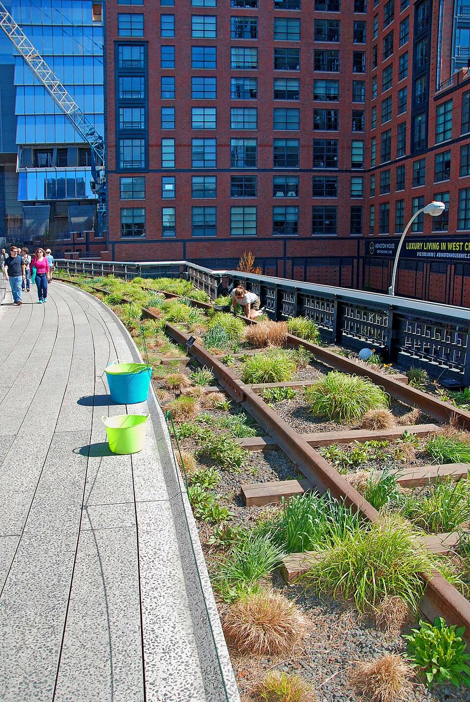 The High Line in West Chelsea, New York (NY) April ( ) — travel photo of Chelsea & the High Line, New York