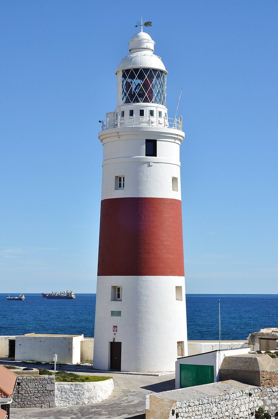 Trinity Lighthouse at Europa Point ( ) — travel photo of Trinity Lighthouse, Europa Point