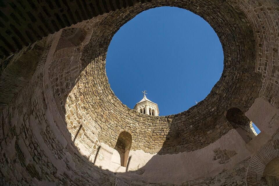 Split Cathedral Bell Tower From The Vestibule - Split — travel photo of Split