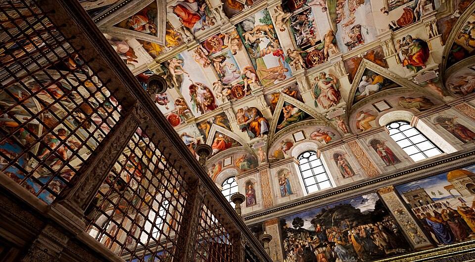 Sistine chapel from the transenna (SistineVR.com) — travel photo of Sistine Chapel