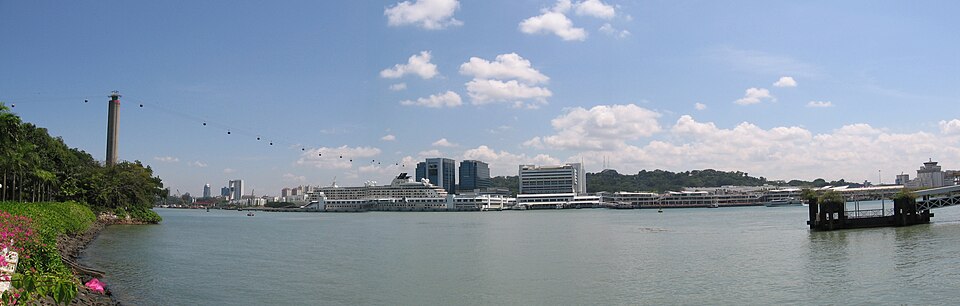 HarbourFront and Cruise Bay, panorama, Aug — travel photo of HarbourFront, Sentosa & HarbourFront