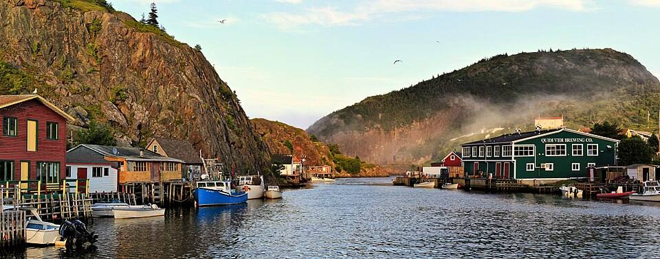 Quidi Vidi Village (St. John's) Panorama — travel photo of Quidi Vidi, St John's & Newfoundland