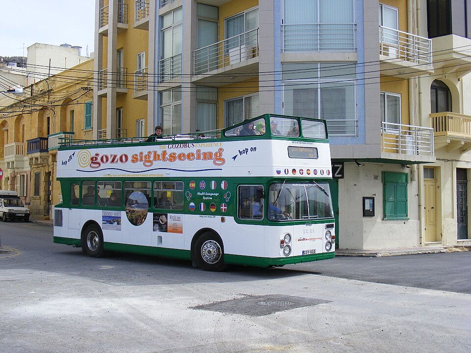 COY001 Gozo Sightseeing open-top Gozobus, Marsalforn - - sludgegulper — travel photo of Marsalforn, Gozo
