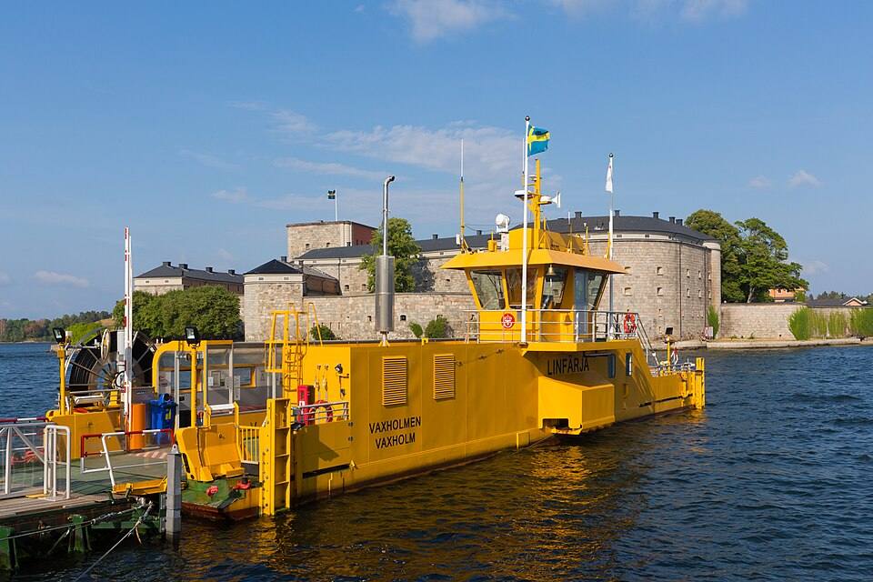 The ferry to Vaxholm Castle — travel photo of Vaxholm, Stockholm & the Archipelago