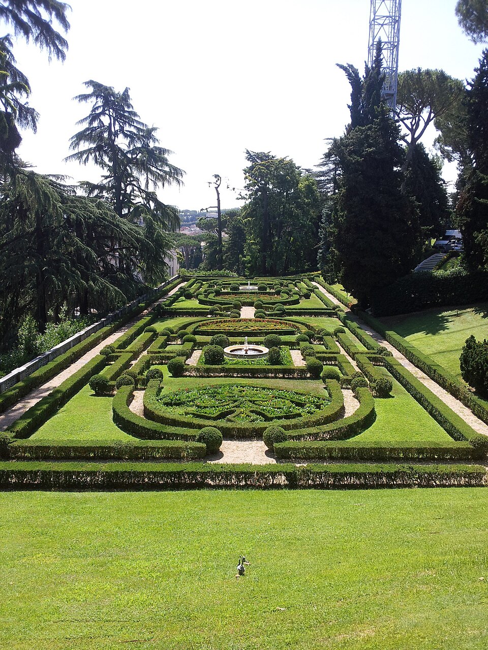 Italian Garden section Vatican Gardens — travel photo of Italian Garden, Vatican Gardens