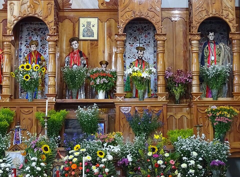 Zinacantan - Chiapas - Mexico Church Altar — travel photo of Zinacantán