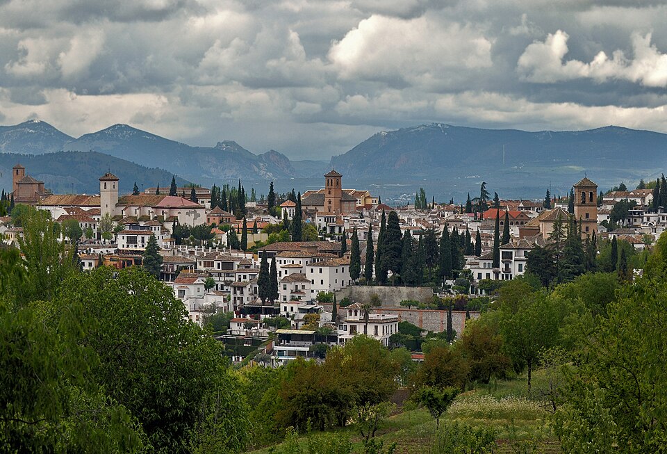 View of Albaicín from Alhambra. Granada, Spain — travel photo of Granada