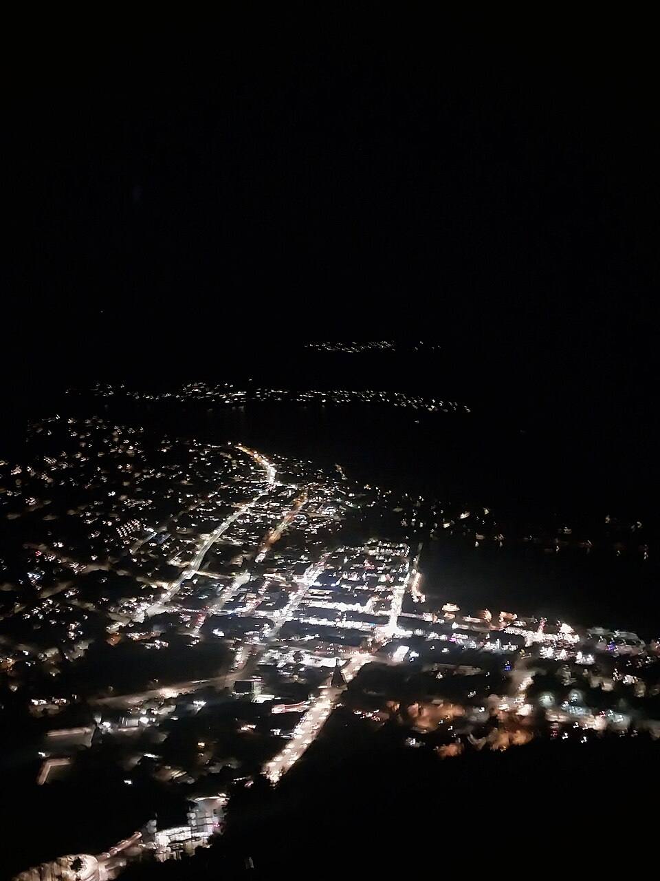 Queenstown Skyline at Night — travel photo of Queenstown, New Zealand