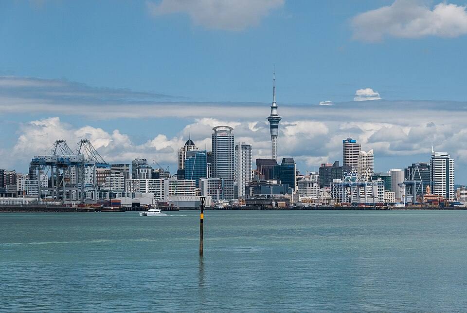 Auckland Skyline as seen from Devonport 2 — travel photo of Devonport, Auckland