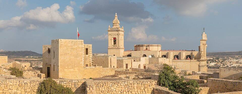 Catedral de la Asunción, Ciudadela, Victoria, isla de Gozo, Malta — travel photo of Gozo, Malta