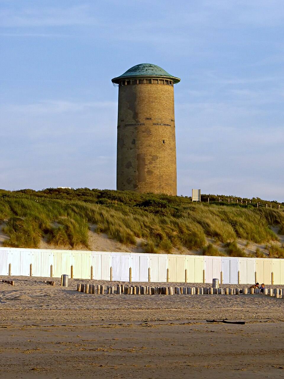 Watertoren Domburg - view from the beach — travel photo of Domburg, Zeeland & Domburg