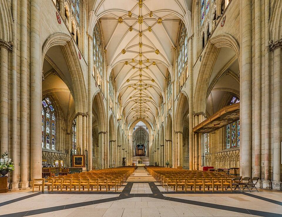 York Minster Nave 1, Nth Yorkshire, UK - Diliff — travel photo of York & Yorkshire
