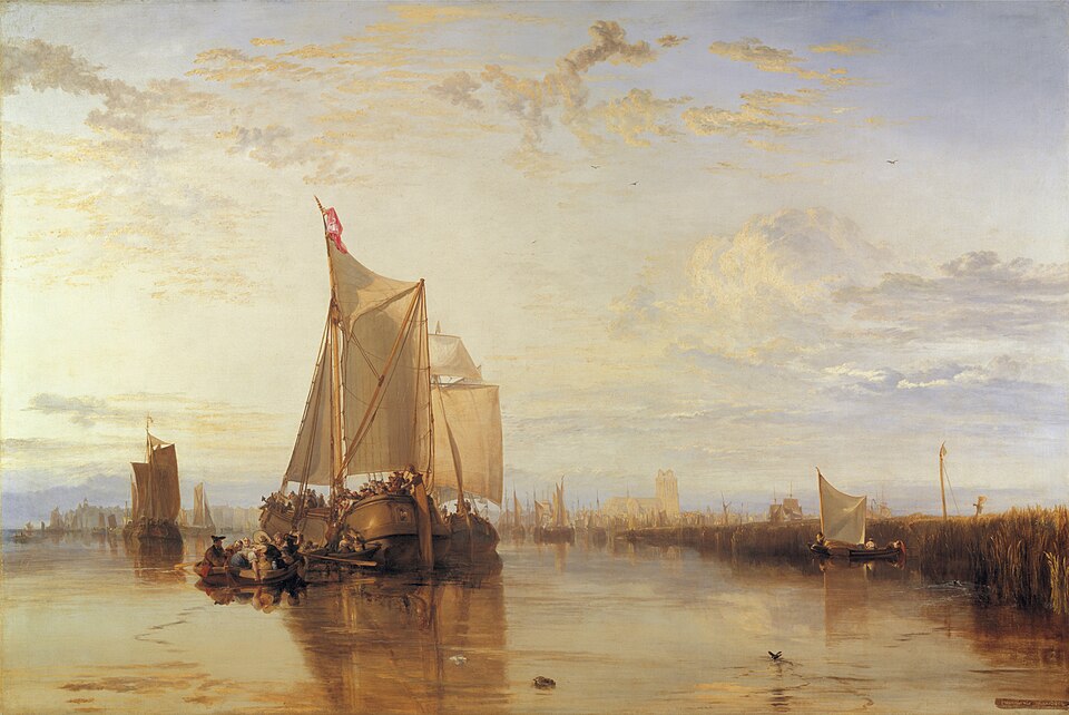 Joseph Mallord William Turner - Dort or Dordrecht- The Dort Packet-Boat from Rotterdam Becalmed - Google Art Project — travel photo of Dordrecht, Rotterdam
