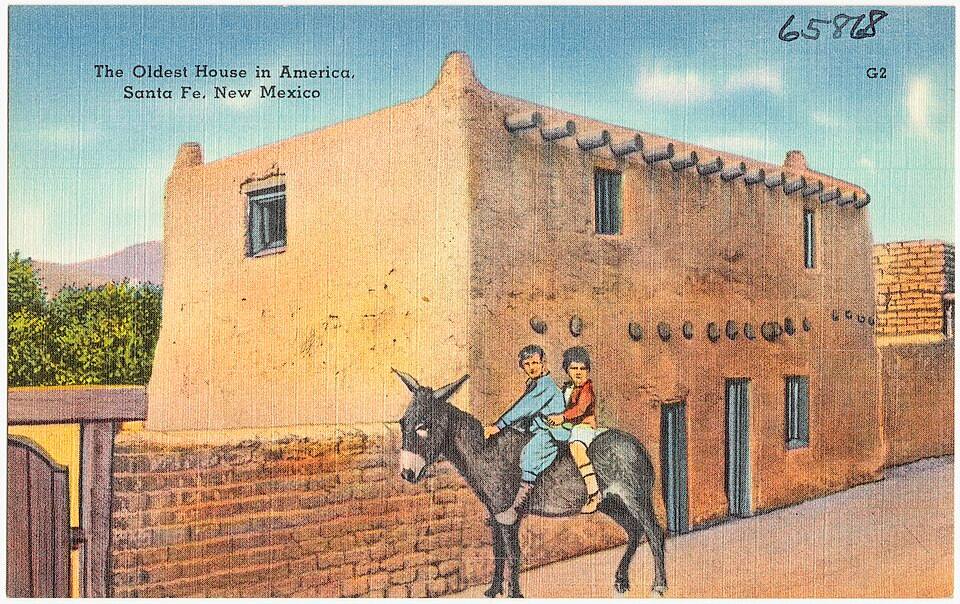 The oldest house in America, Santa Fe, New Mexico — travel photo of Santa Fe & New Mexico, The American Southwest