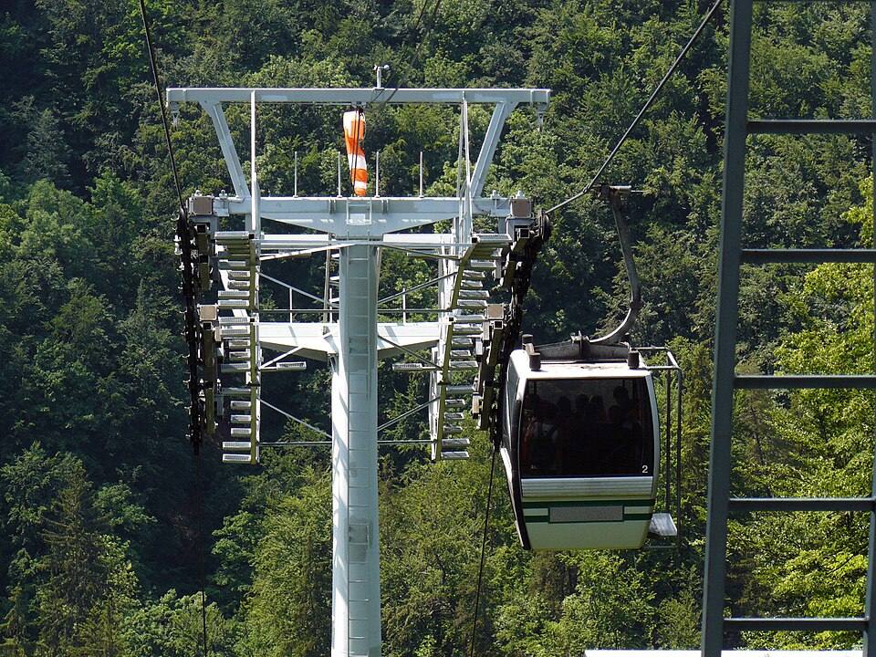 The cable way from the Punkva caves — travel photo of Punkva Caves
