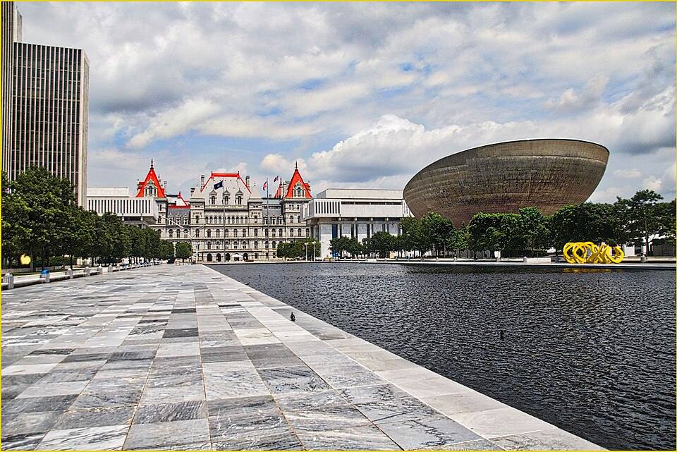 Empire State Plaza Albany (NY) July ( ) — travel photo of Empire State Plaza, Albany