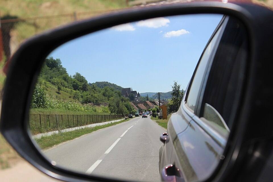 Biertan village, Sibiu, Romania seen from the main road — travel photo of Biertan, Sibiu