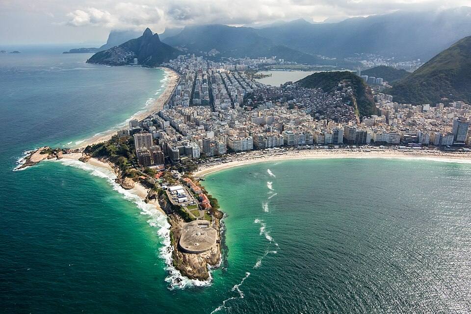 Forte de Copacabana panorama — travel photo of Copacabana, Copacabana & Ipanema