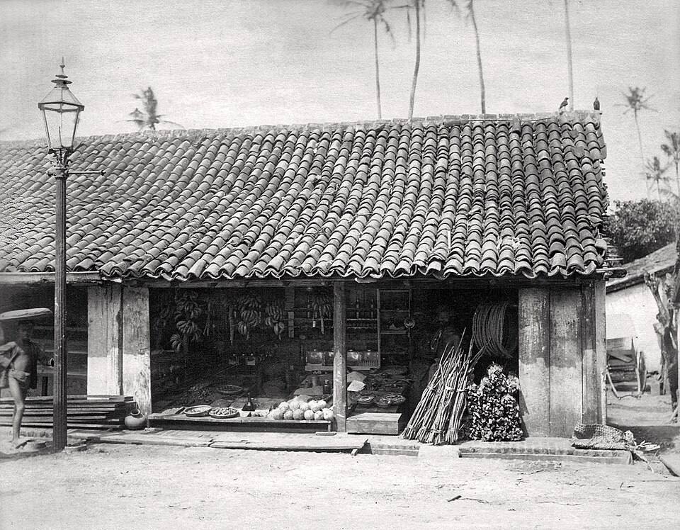 1880s market shop in Pettah Colombo Sri Lanka Ceylon — travel photo of Pettah, Colombo