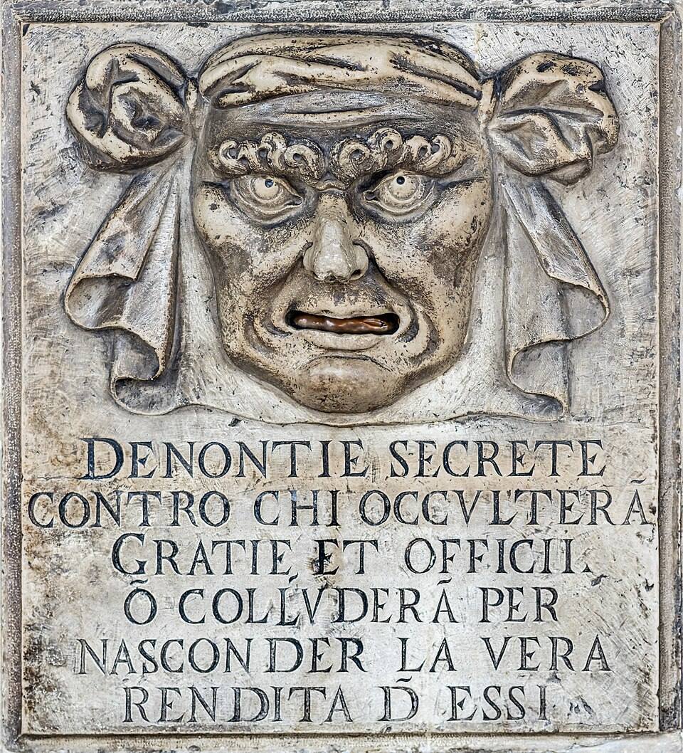 (Venice) Bocca di Leone in the Doge's Palace — travel photo of Venice