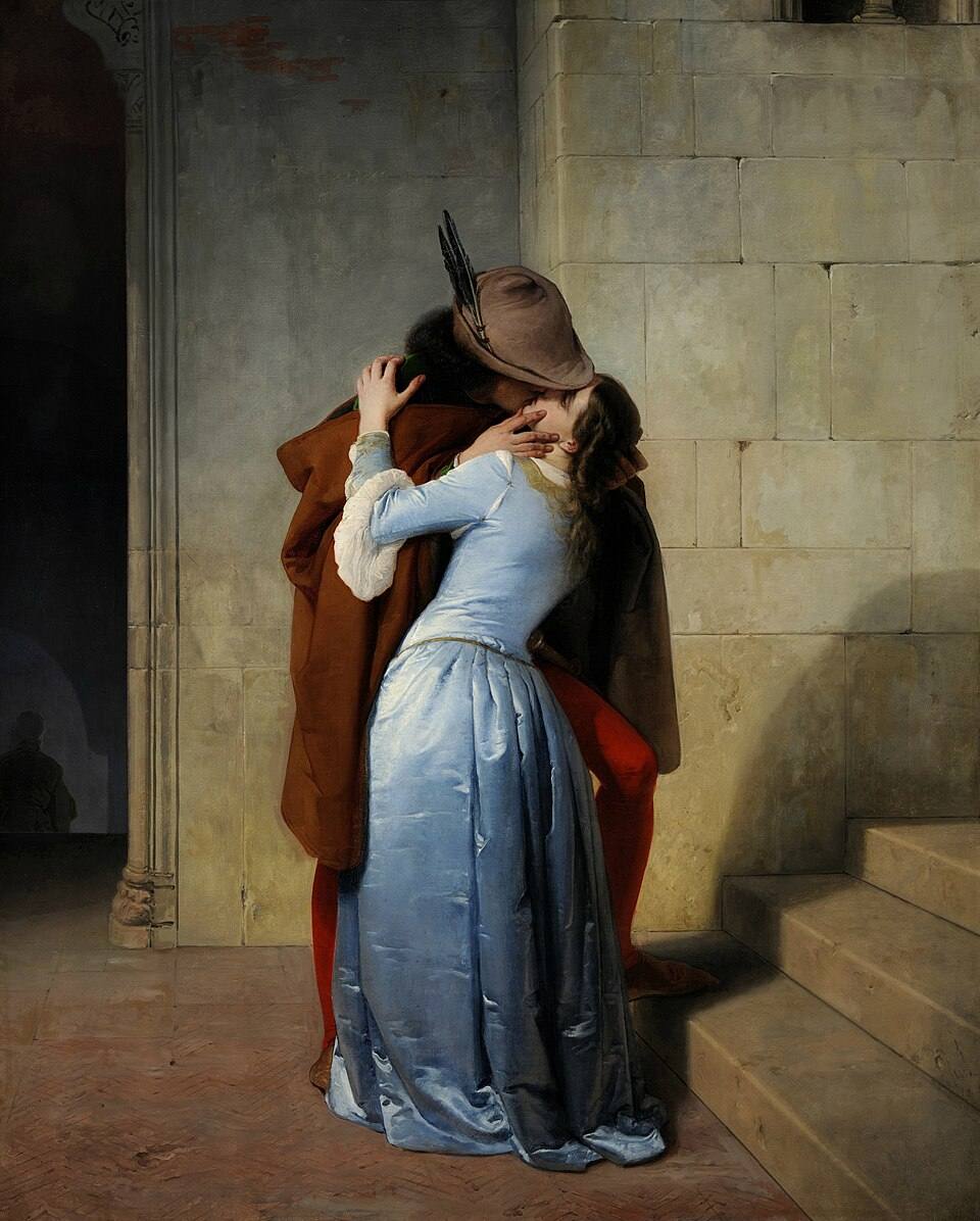 El Beso (Pinacoteca de Brera, Milán — travel photo of Brera, Milan