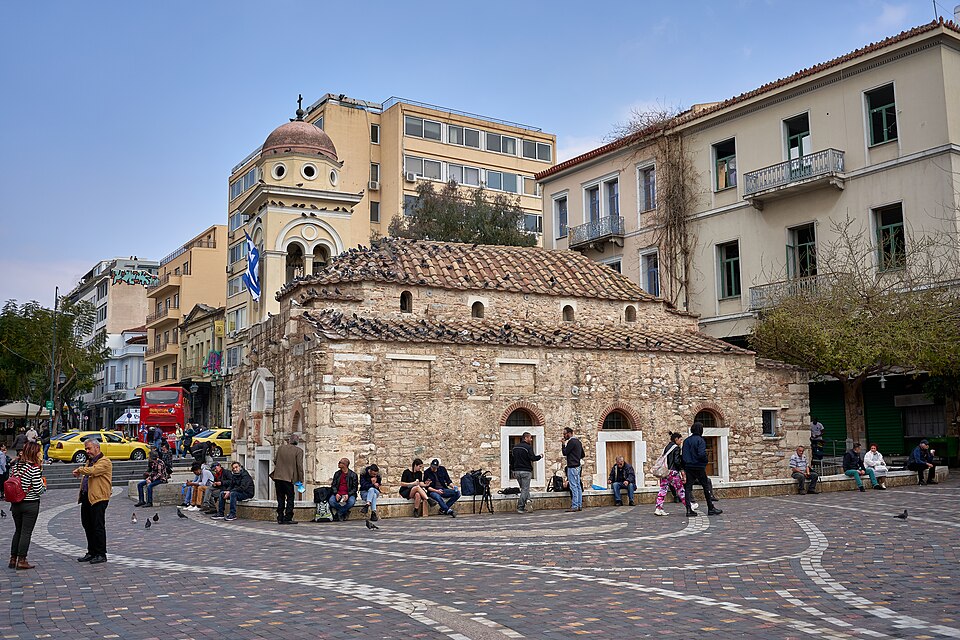 The Church of Panagia Pantanassa in Monastiraki Square on March — travel photo of Monastiraki, Athens