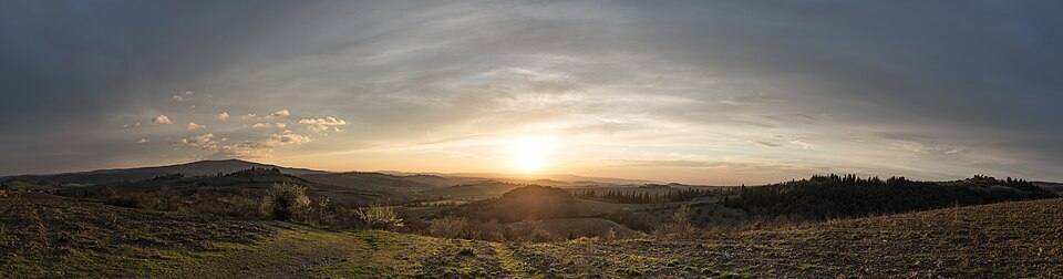 Sunset - Castellina in Chianti, Siena, Italy - April 5 — travel photo of Siena & Chianti, Italy