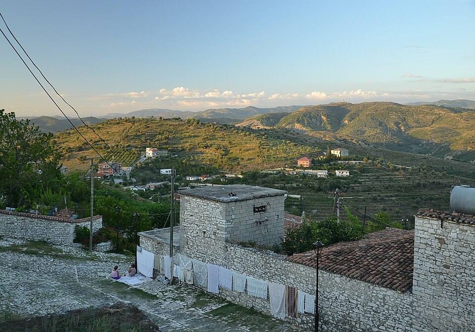 Berat - view from castle — travel photo of Berat, Albania