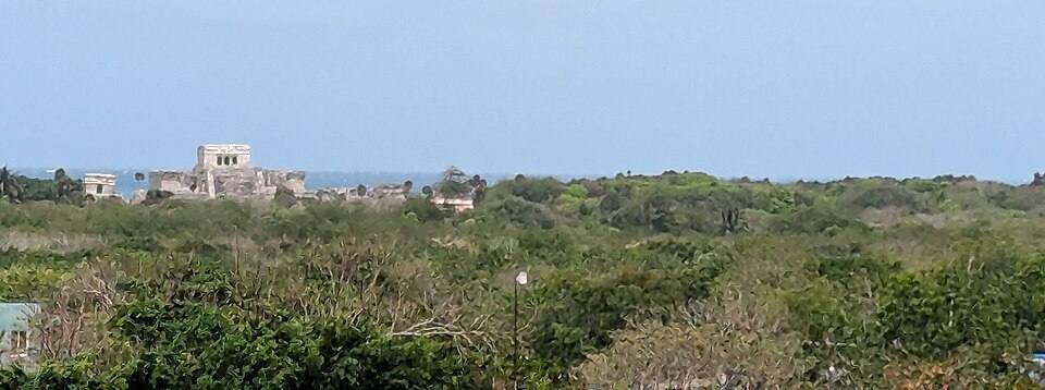 Tulum Ruins From the Roof of Siente Tulum June — travel photo of Tulum Ruins, Tulum