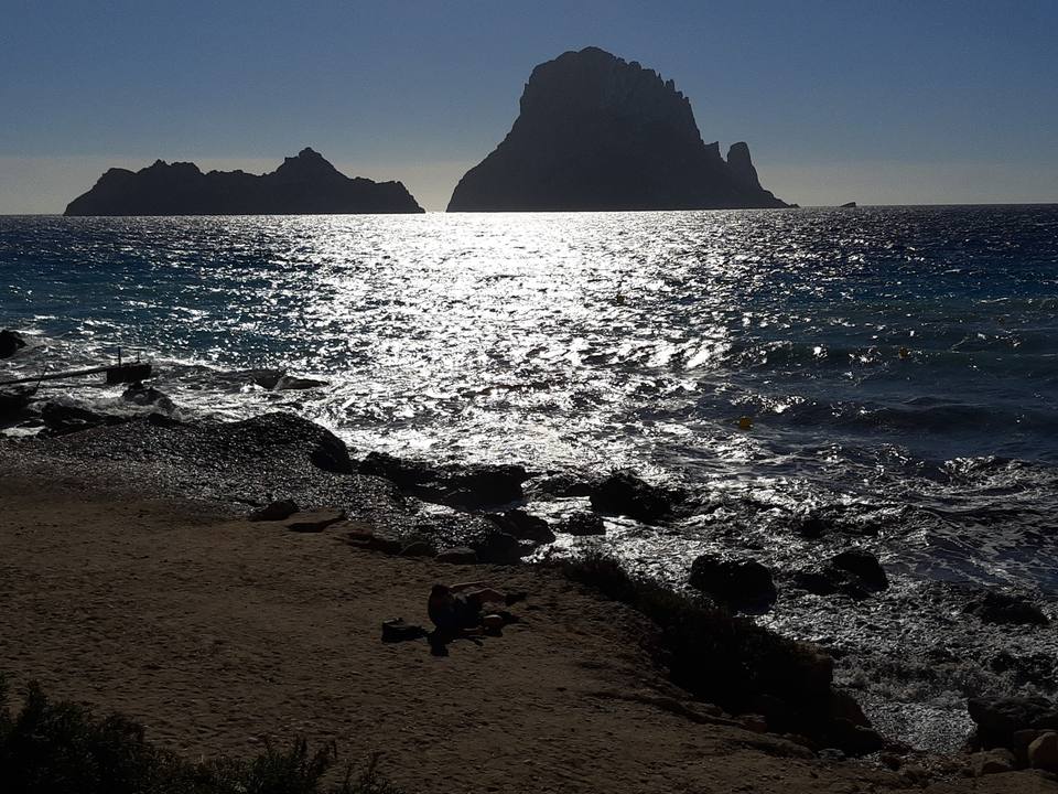 Es Vedrà from Cala d'Hort, Ibiza — travel photo of Cala d'Hort (Es Vedrà), Ibiza