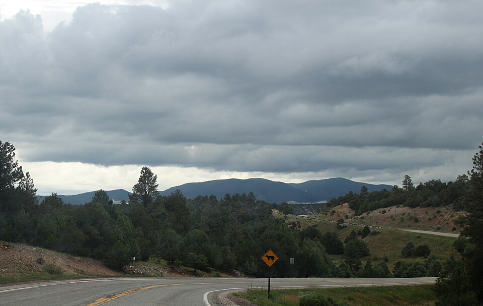 View from the High Road to Taos, New Mexico, after Truchas — travel photo of Truchas, Taos and the High Road