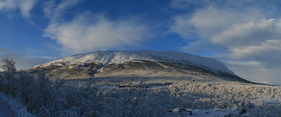 Nuolja winter panorama — travel photo of Nuolja, Abisko