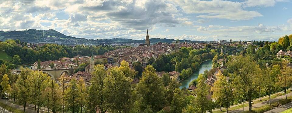 Bern Panorama von Rosengarten — travel photo of Bern, Switzerland