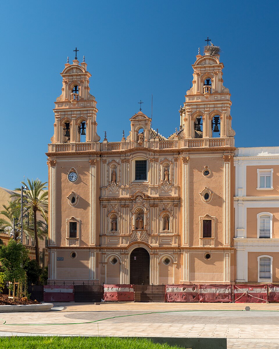 Huelva Cathedral - West Façade — travel photo of Huelva, Andalusia