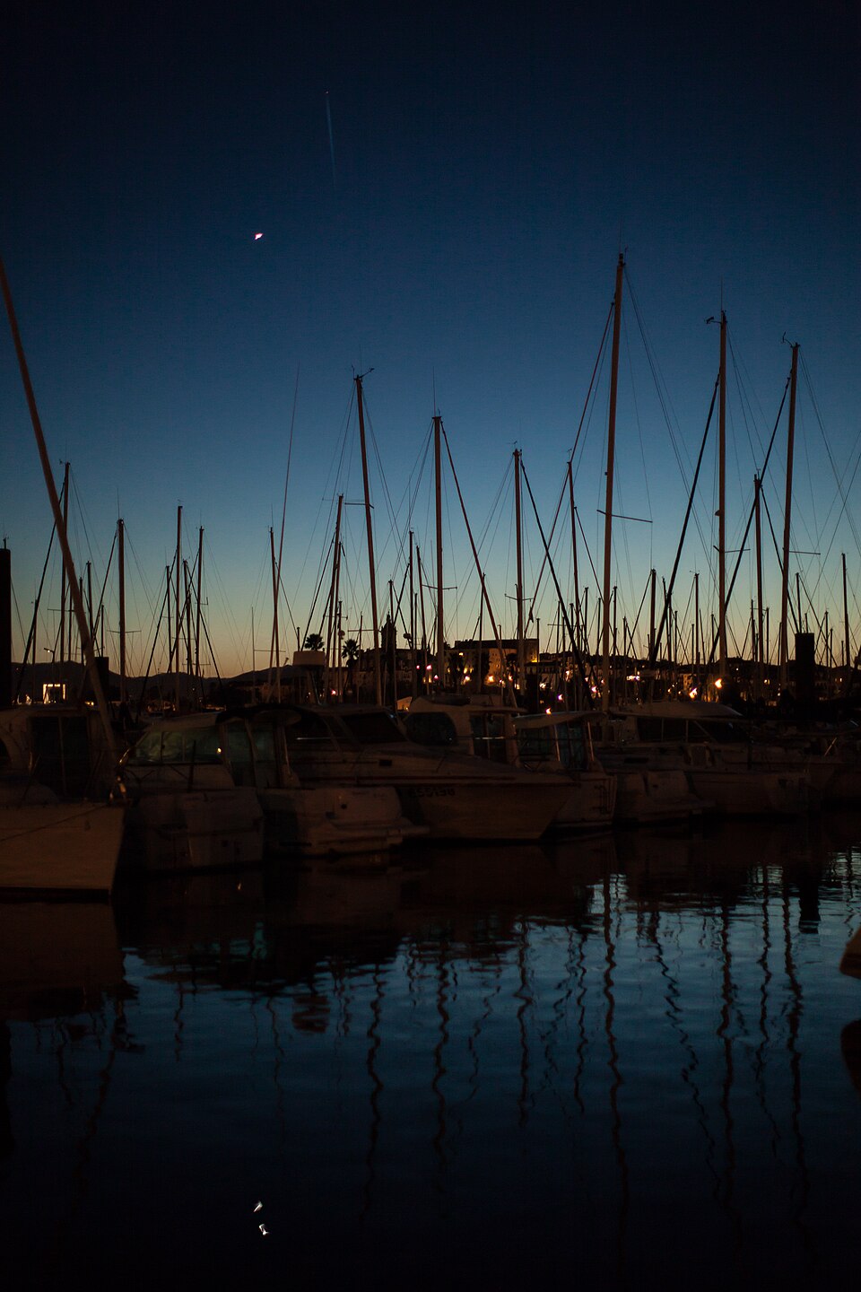 Le port d'Hendaye au coucher du soleil - Arbor sunset ( ) — travel photo of Hendaye, Biarritz & the Basque coast