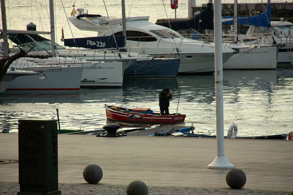 Cantabria. Puerto Chico. Fisherman. Santander. Spain ( ) — travel photo of Cantabria · Santander