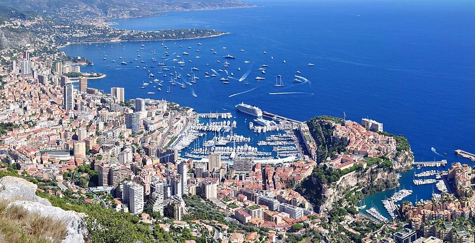 Panorama von Monaco-La Turbie — travel photo of Monaco