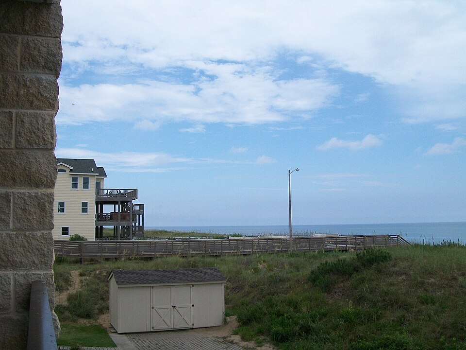 Looking North over the Outer Banks. ( ) — travel photo of The Outer Banks
