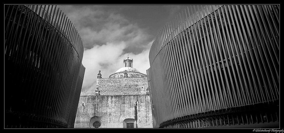Mérida Yucatán - Church Dome from Museum of Music — travel photo of Mérida