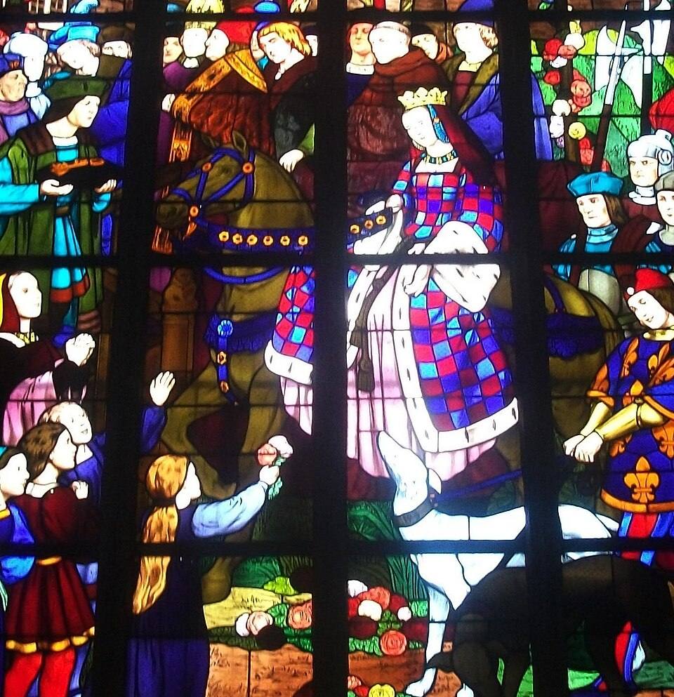 Anne of Brittany in Dinan — travel photo of Dinan, Brittany — Saint-Malo
