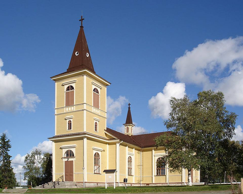 Muonio Church corrected — travel photo of Muonio