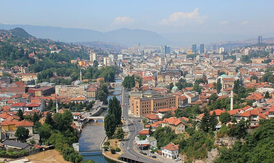 Sarajevo City Panorama — travel photo of Sarajevo