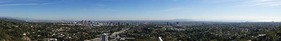 Los angeles from getty panorama — travel photo of Los Angeles, California