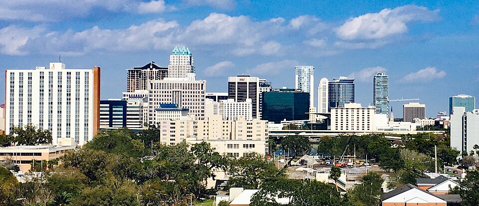 Skyline of Orlando, 9 Feb — travel photo of Orlando