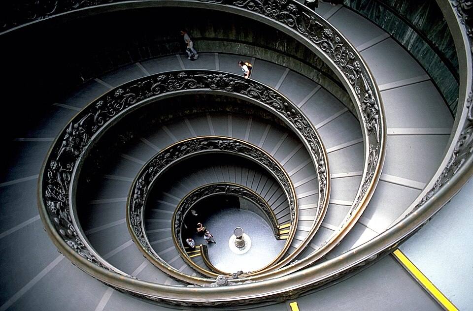 VaticanMuseumStaircase — travel photo of Vatican Museums, Vatican City