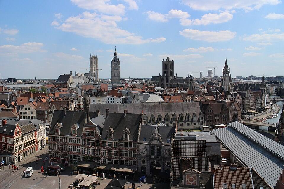 Views from Gravensteen (Ghent) -1 — travel photo of Gravensteen, Ghent