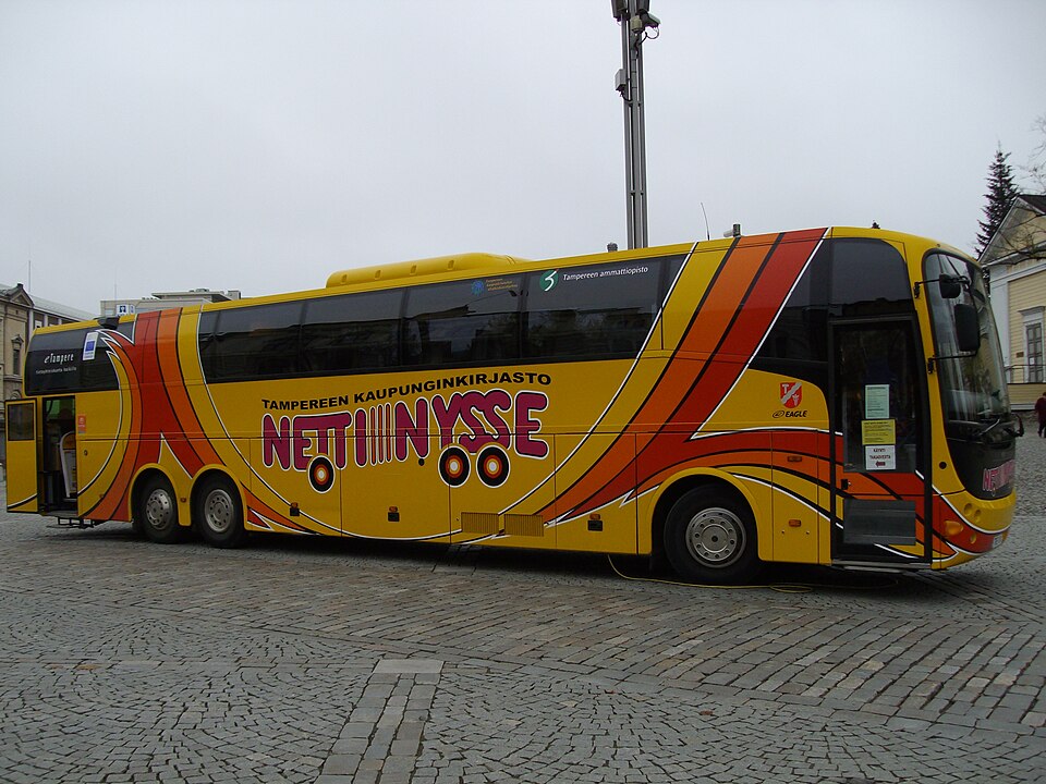 Netti-Nysse at Tampere City centre — travel photo of Tampere city centre, Tampere